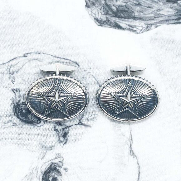☆ Cody Sanderson ☆ Radiating Star Cuff Links - Picture 1 of 5